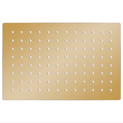 vidaXL Pomme de douche pluie Inox 30x20 cm Rectangulaire Doré