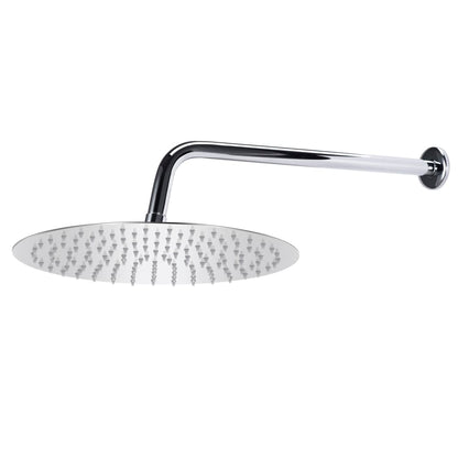 vidaXL Système de douche Acier inoxydable 201 Argenté