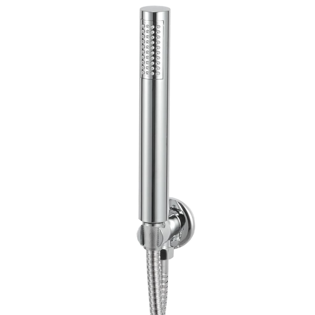 vidaXL Système de douche Acier inoxydable 201 Argenté