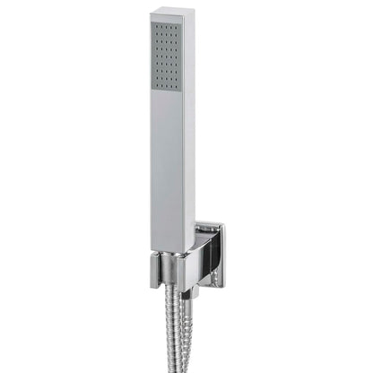 vidaXL Système de douche Acier inoxydable 201 Argenté