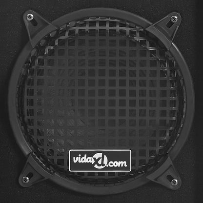 vidaXL Haut-parleurs scène Hifi passifs professionnels 2 pcs 800W Noir