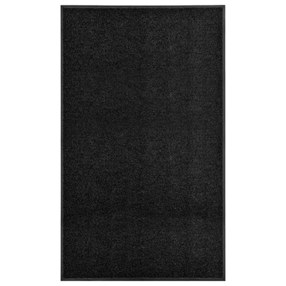 vidaXL Paillasson lavable Noir 90x150 cm