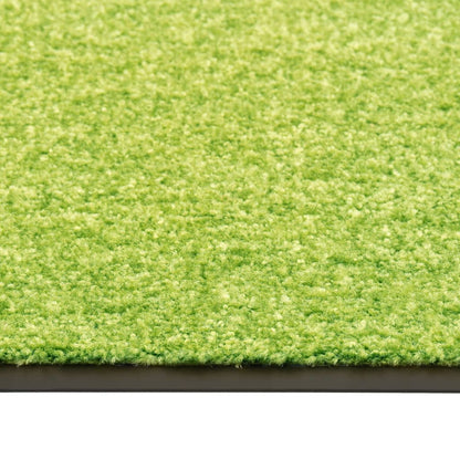 vidaXL Paillasson lavable Vert 40x60 cm