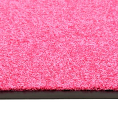 vidaXL Paillasson lavable Rose 40x60 cm