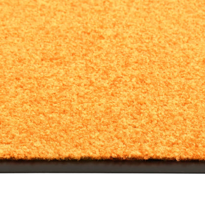 vidaXL Paillasson lavable Orange 40x60 cm