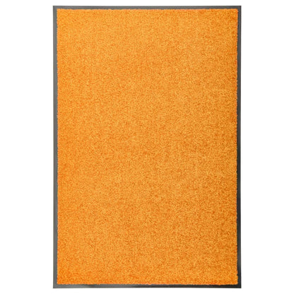 vidaXL Paillasson lavable Orange 60x90 cm