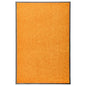 vidaXL Paillasson lavable Orange 60x90 cm
