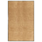 vidaXL Paillasson lavable Crème 120x180 cm
