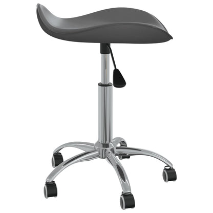 vidaXL Tabouret de salon et spa Gris Similicuir