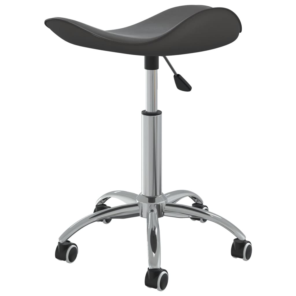 vidaXL Tabouret de salon et spa Gris Similicuir