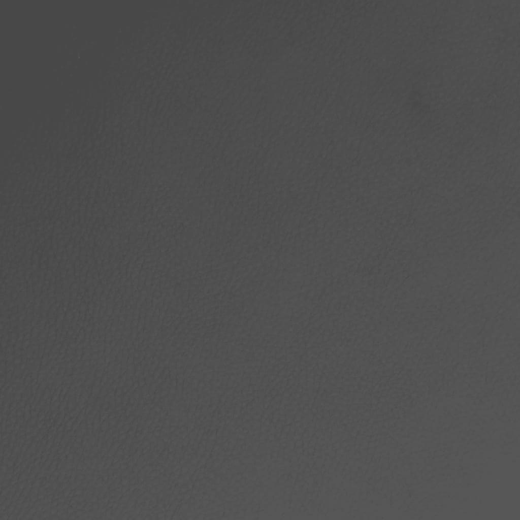 vidaXL Tabouret de salon et spa Gris Similicuir