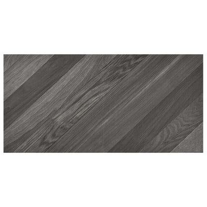 vidaXL Dalles de plancher autoadhésives 55 pcs PVC 5,11 m² gris rayé