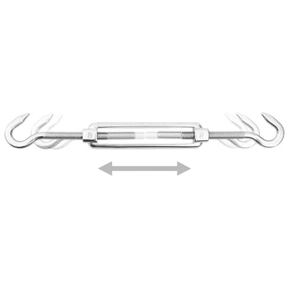 vidaXL Jeu d'accessoires de voile d'ombrage 9 pcs Acier inoxydable