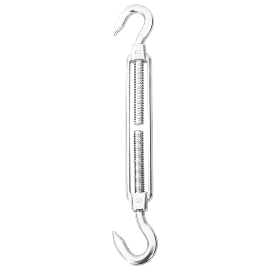 vidaXL Kit de montage de voile d'ombrage 6 pcs Acier inoxydable