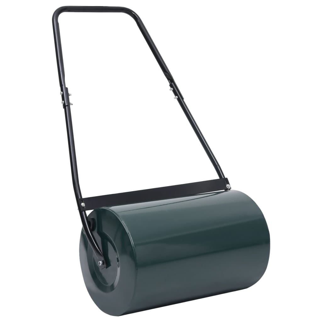 vidaXL Rouleau à gazon Vert et noir 63 cm 50 L