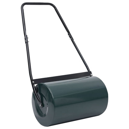 vidaXL Rouleau à gazon Vert et noir 63 cm 50 L