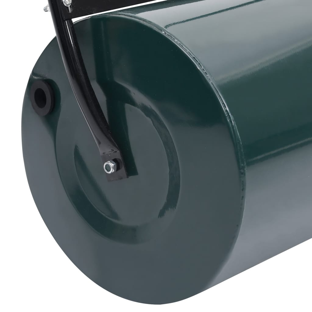 vidaXL Rouleau à gazon Vert et noir 63 cm 50 L