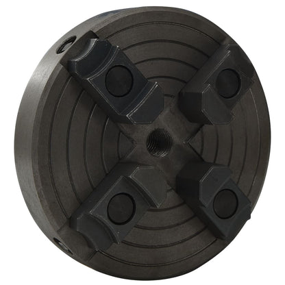 vidaXL Mandrin à bois à 4 mâchoires connexion M18 acier noir 150x63 mm