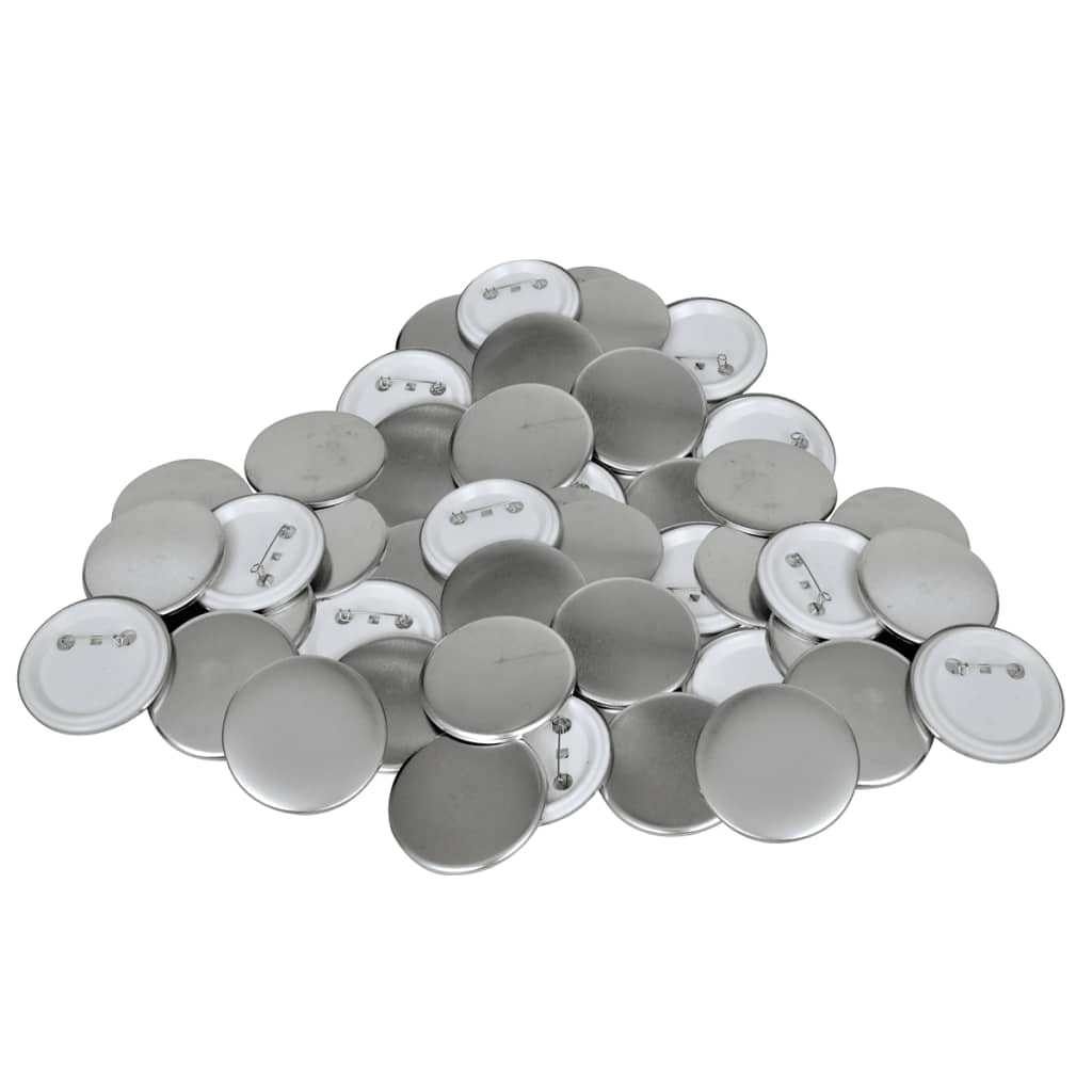 vidaXL Machine à badges avec 500 pièces de bouton à épingle 44 mm