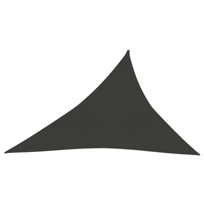 vidaXL Voile d'ombrage 160 g/m² Anthracite 3x4x5 m PEHD