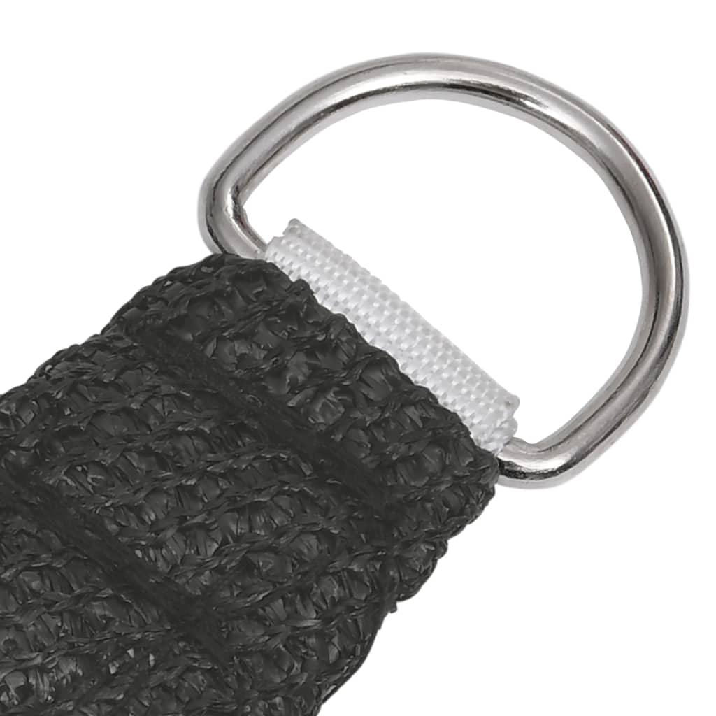 vidaXL Voile d'ombrage 160 g/m² Anthracite 3x4x5 m PEHD