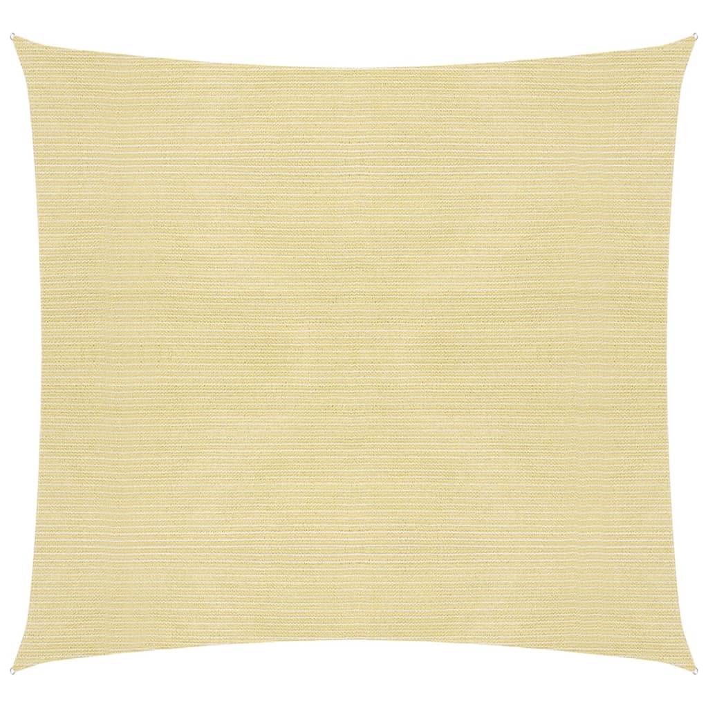 vidaXL Voile d'ombrage 160 g/m² Beige 4,5x4,5 m PEHD