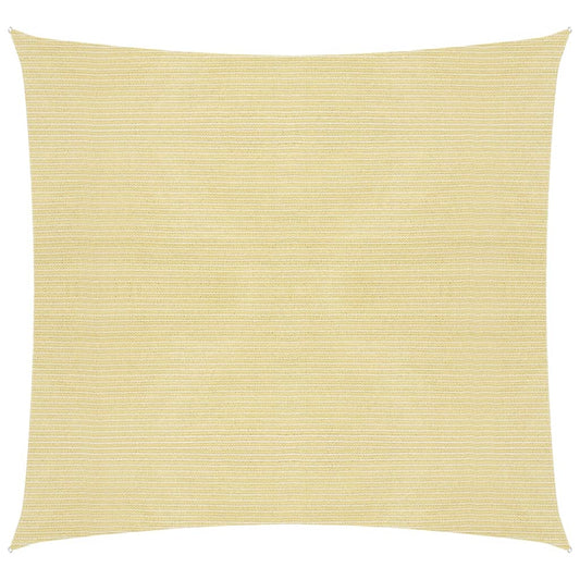 vidaXL Voile d'ombrage 160 g/m² Beige 4,5x4,5 m PEHD
