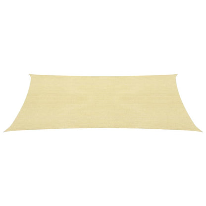 vidaXL Voile d'ombrage 160 g/m² Beige 4,5x4,5 m PEHD