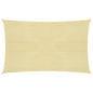 vidaXL Voile d'ombrage 160 g/m² Beige 2x4,5 m PEHD