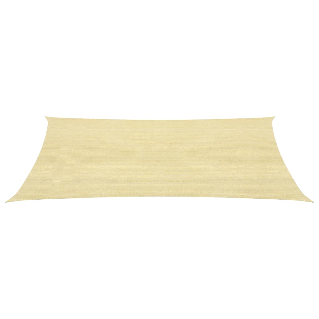 vidaXL Voile d'ombrage 160 g/m² Beige 2x4,5 m PEHD