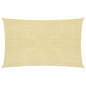 vidaXL Voile d'ombrage 160 g/m² Beige 2,5x4,5 m PEHD