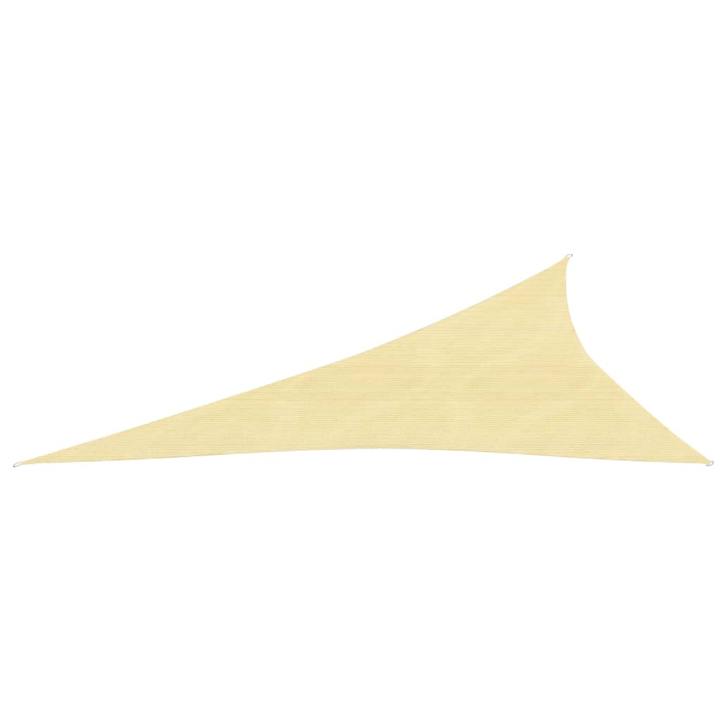 vidaXL Voile d'ombrage 160 g/m² Beige 3x4x5 m PEHD
