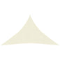 vidaXL Voile d'ombrage 160 g/m² Crème 4x4x5,8 m PEHD