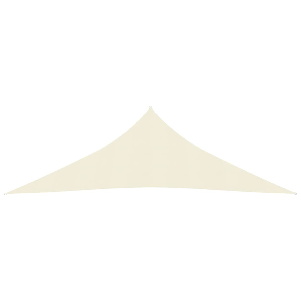 vidaXL Voile d'ombrage 160 g/m² Crème 4x4x5,8 m PEHD
