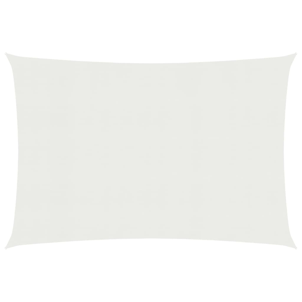 vidaXL Voile d'ombrage 160 g/m² Blanc 2x4,5 m PEHD