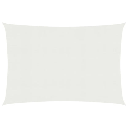 vidaXL Voile d'ombrage 160 g/m² Blanc 2x4,5 m PEHD