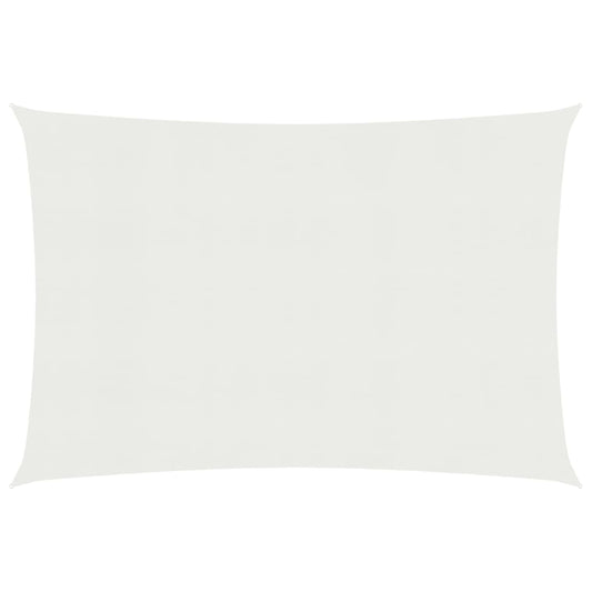 vidaXL Voile d'ombrage 160 g/m² Blanc 2x4,5 m PEHD