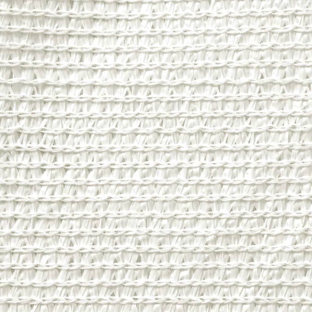 vidaXL Voile d'ombrage 160 g/m² Blanc 2x4,5 m PEHD
