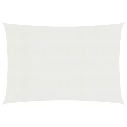vidaXL Voile d'ombrage 160 g/m² Blanc 2,5x4 m PEHD