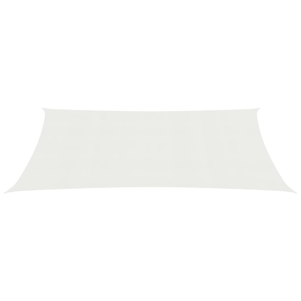 vidaXL Voile d'ombrage 160 g/m² Blanc 2,5x4 m PEHD
