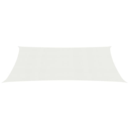 vidaXL Voile d'ombrage 160 g/m² Blanc 2,5x4 m PEHD