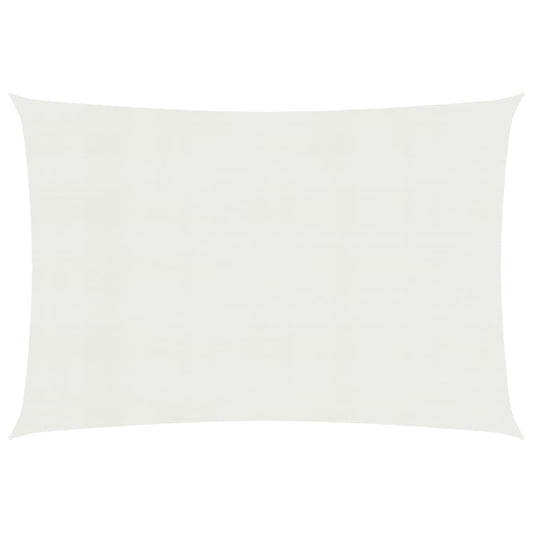vidaXL Voile d'ombrage 160 g/m² Blanc 3x6 m PEHD