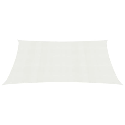 vidaXL Voile d'ombrage 160 g/m² Blanc 3x6 m PEHD