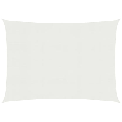 vidaXL Voile d'ombrage 160 g/m² Blanc 3,5x5 m PEHD