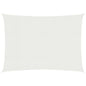 vidaXL Voile d'ombrage 160 g/m² Blanc 3,5x5 m PEHD