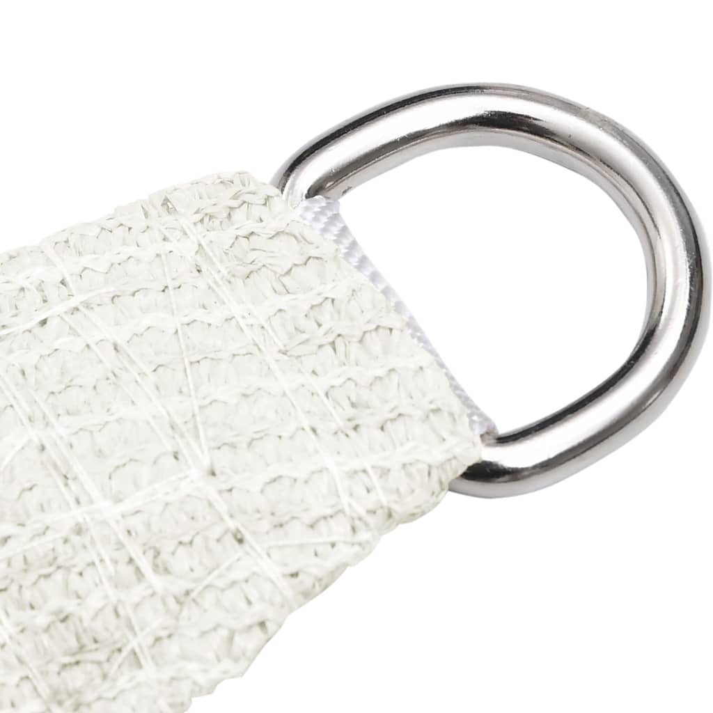 vidaXL Voile d'ombrage 160 g/m² Blanc 3,5x5 m PEHD