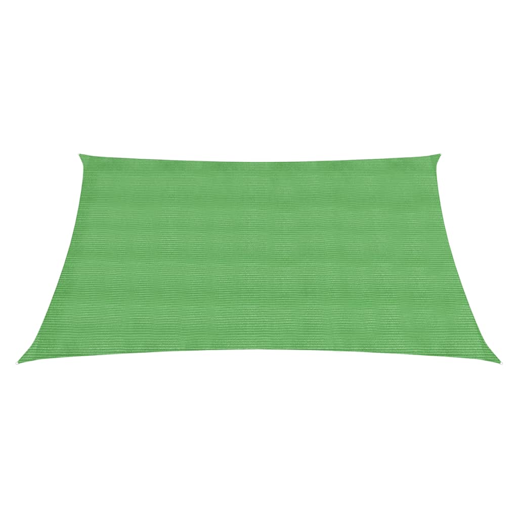 vidaXL Voile d'ombrage 160 g/m² Vert clair 3x3 m PEHD
