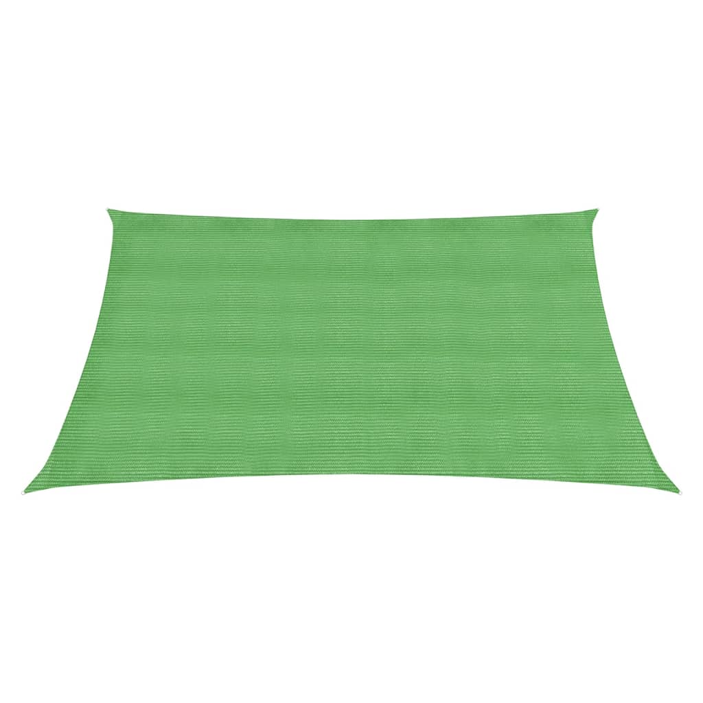 vidaXL Voile d'ombrage 160 g/m² Vert clair 4,5x4,5 m PEHD