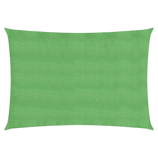 vidaXL Voile d'ombrage 160 g/m² rectangulaire vert clair 2x3,5 m PEHD