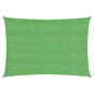 vidaXL Voile d'ombrage 160 g/m² rectangulaire vert clair 2x3,5 m PEHD